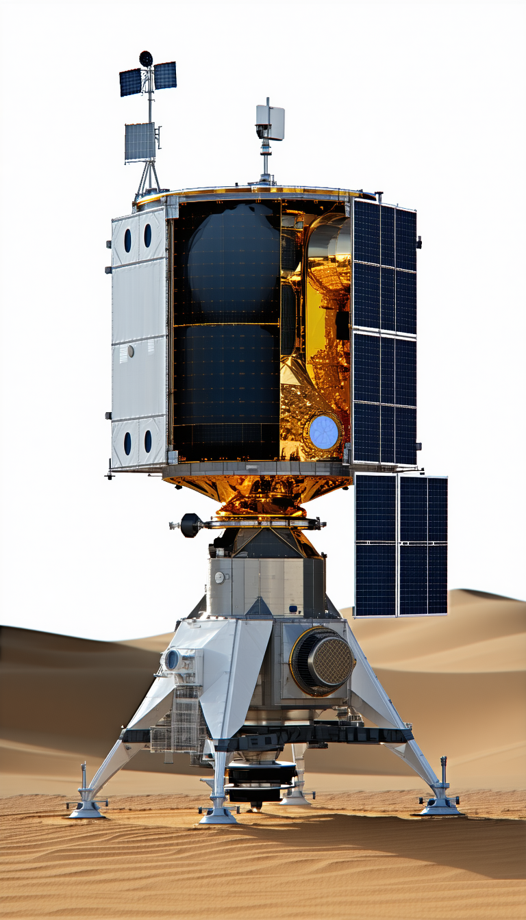 A Large Satellite Dish Is Sitting On A Sandy Surface, Possibly In A Desert