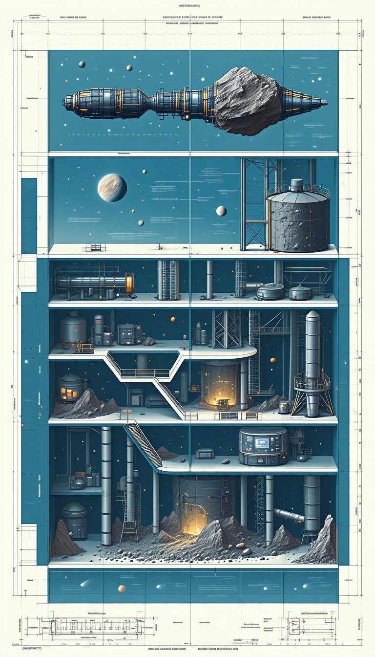 In This Image, There Is A Large, Multi-level Building With A Futuristic Design
