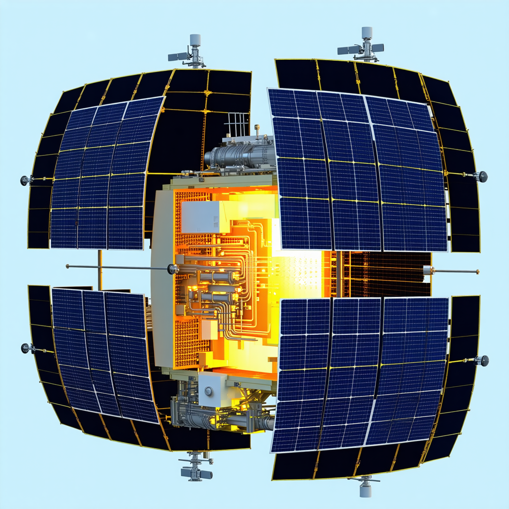 A Large, Round, Solar-powered Structure With A Central Dome