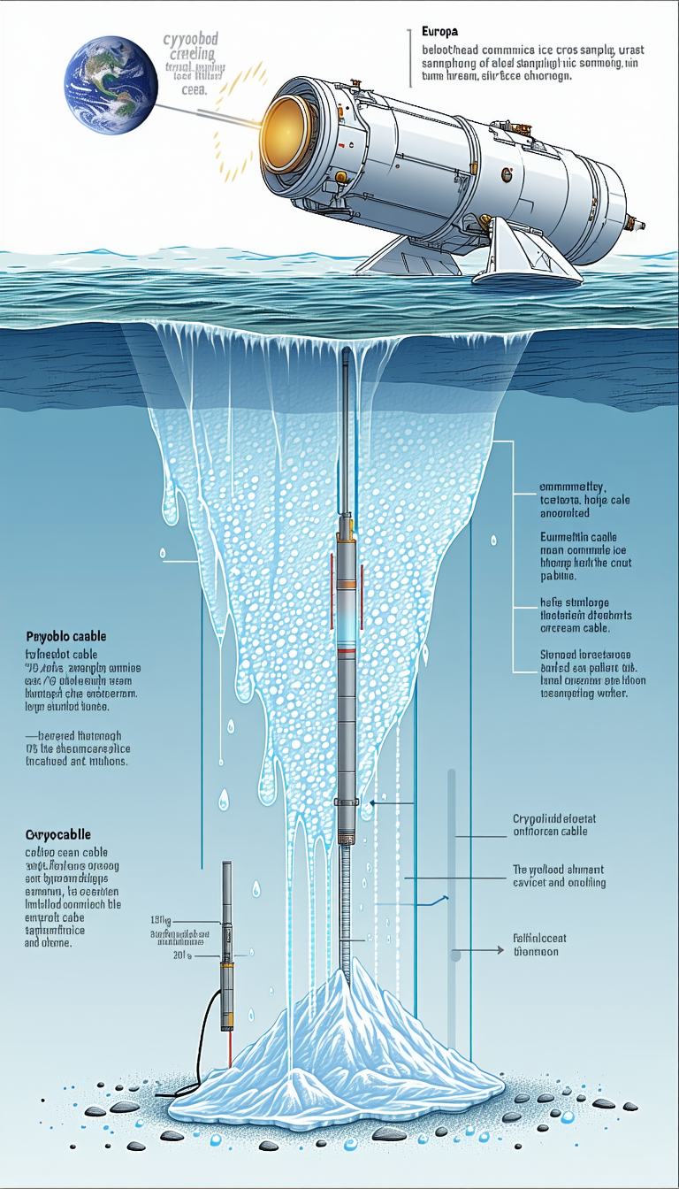 The Image Is A Diagram Showing The Process Of How A Ship Is Connected To A Submerged Cable