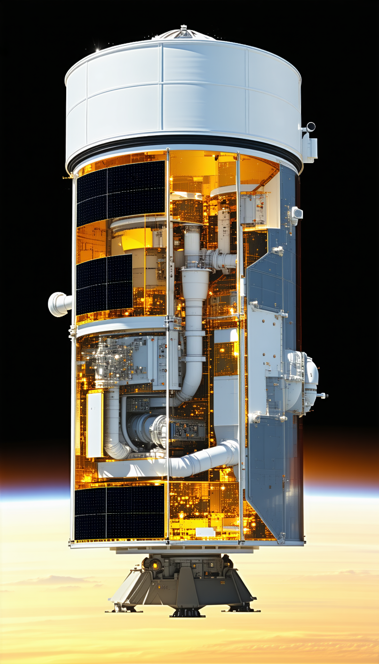 A Large, White, And Gold Structure With A Dome-shaped Top