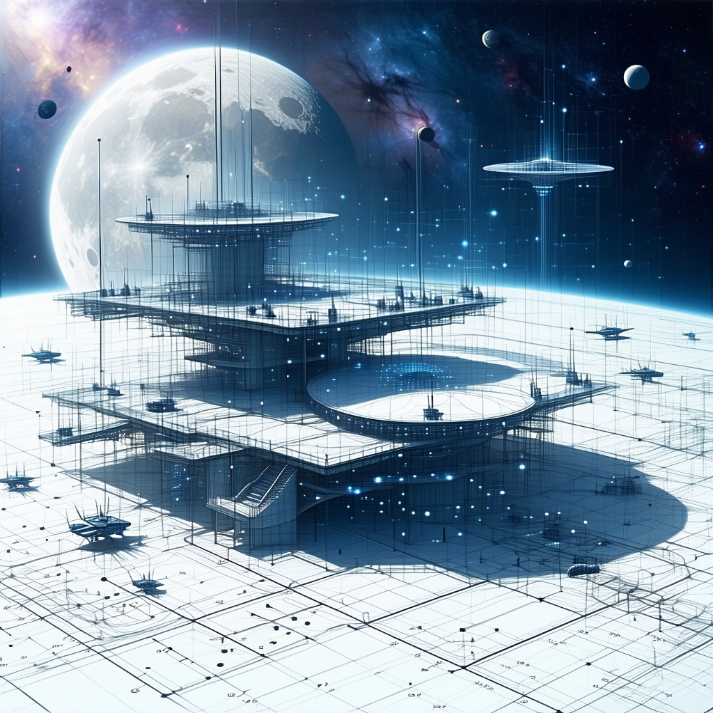 In The Image, There Is A Futuristic Building With A Large Dome On Top