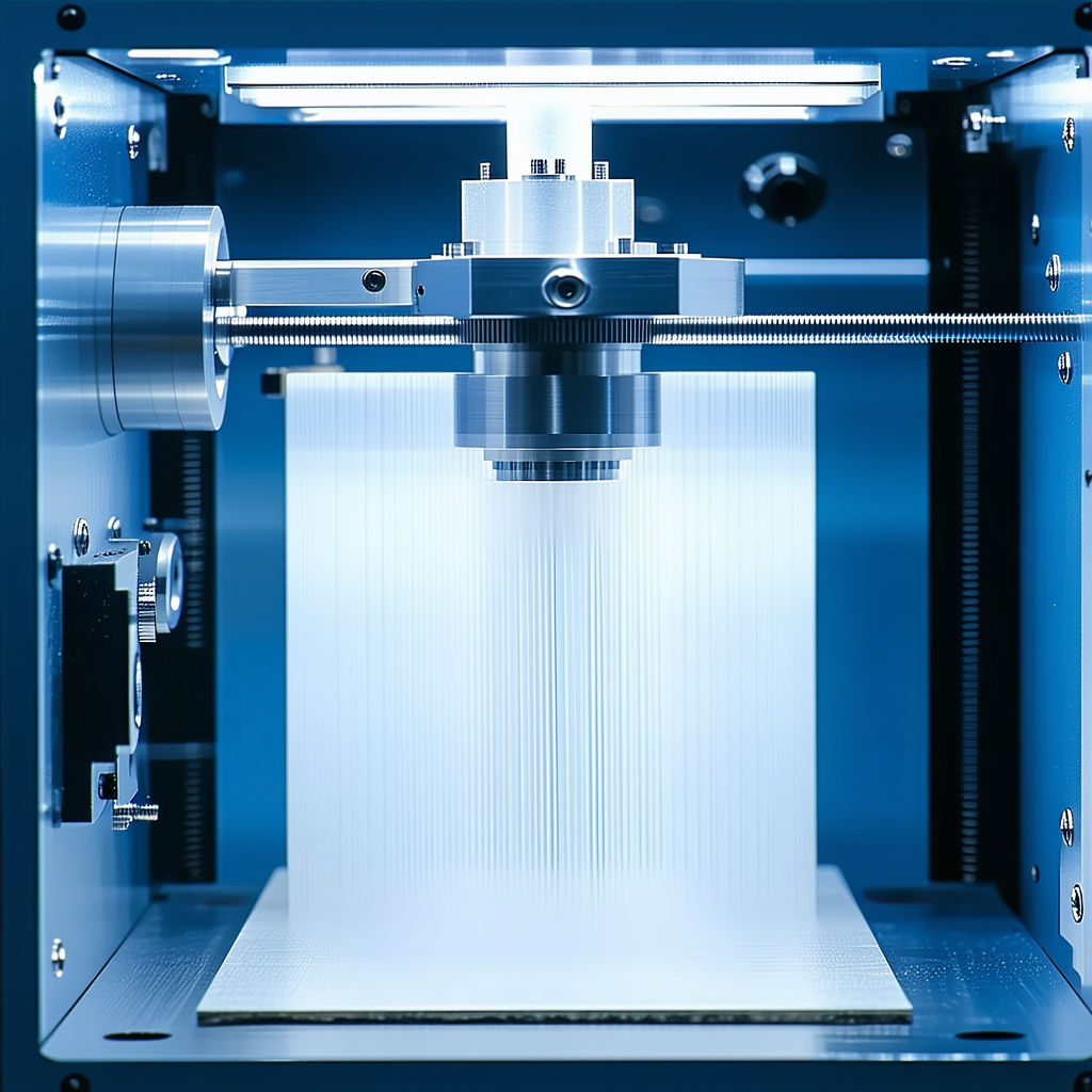 A Machine With A Large, Clear Glass Window