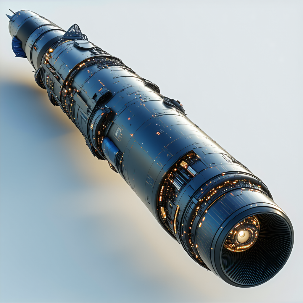 A Large Blue Cylinder Is Shown In A Close-up View