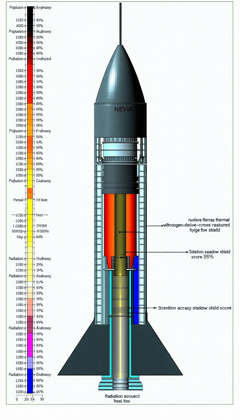 A Large Rocket Is Shown In A Diagram, With Its Various Parts Labeled