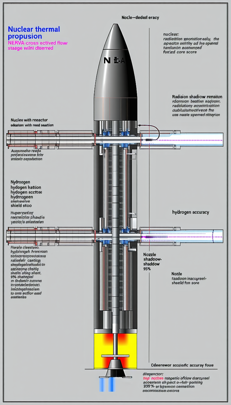 A Diagram Is Shown Of A Large, Cylindrical Object With A Blue And Purple Line Running Through It