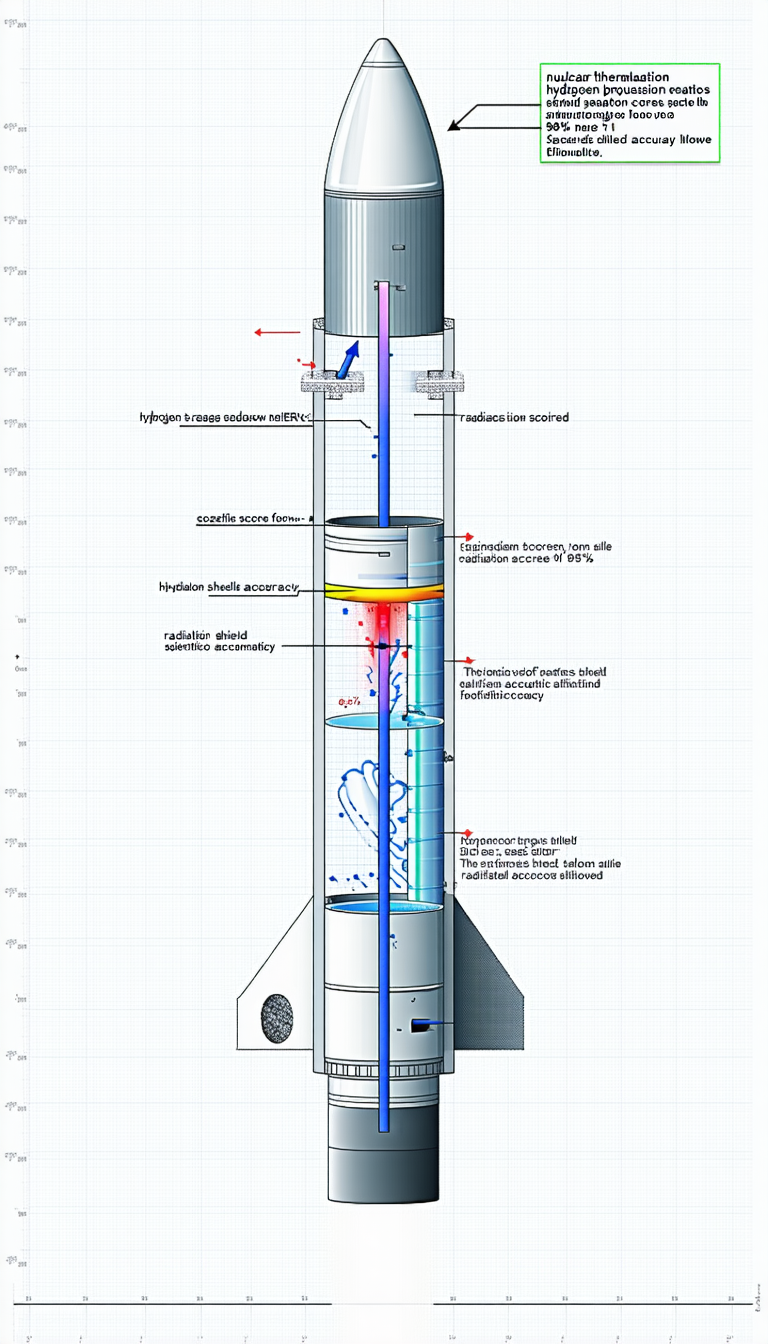 A White Drawing Of A Rocket Is Shown, With A Red Line Going Through The Center Of The Rocket