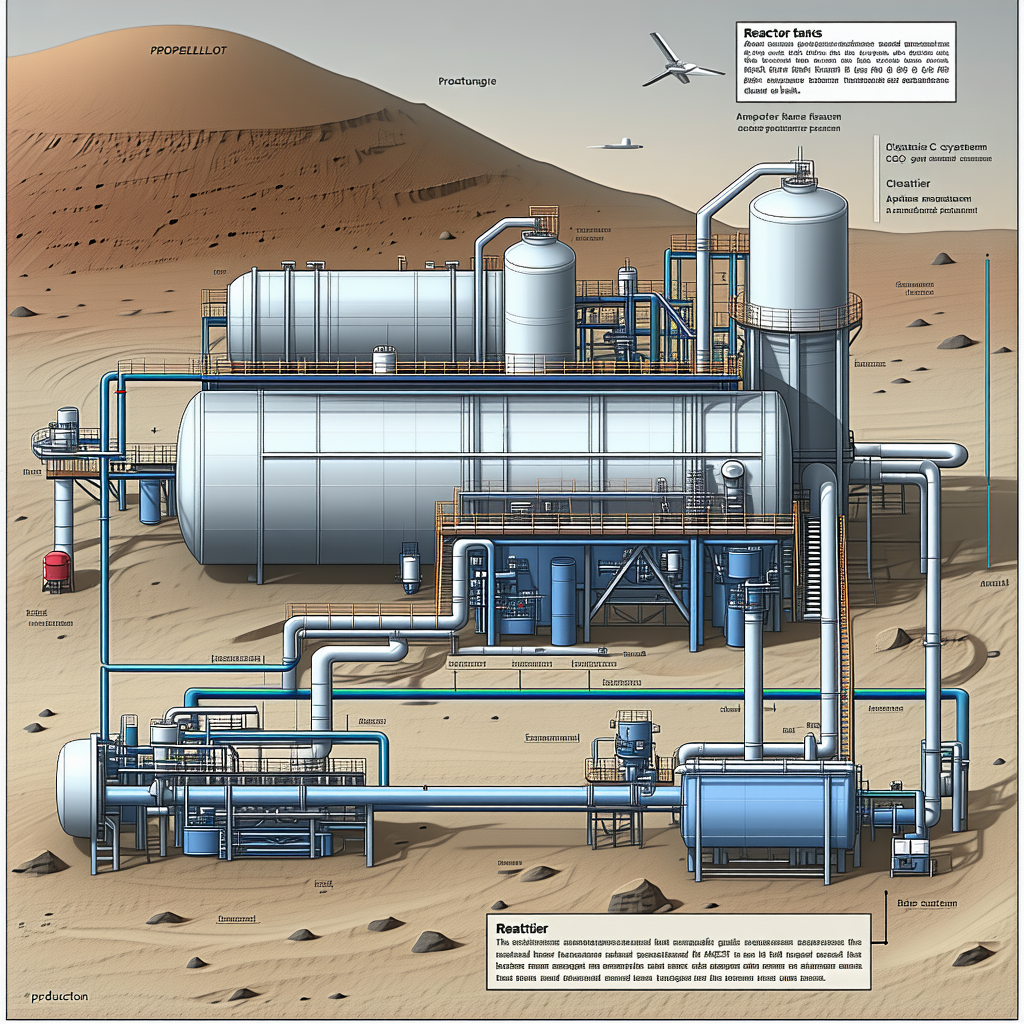 detailed illustration large industrial plant