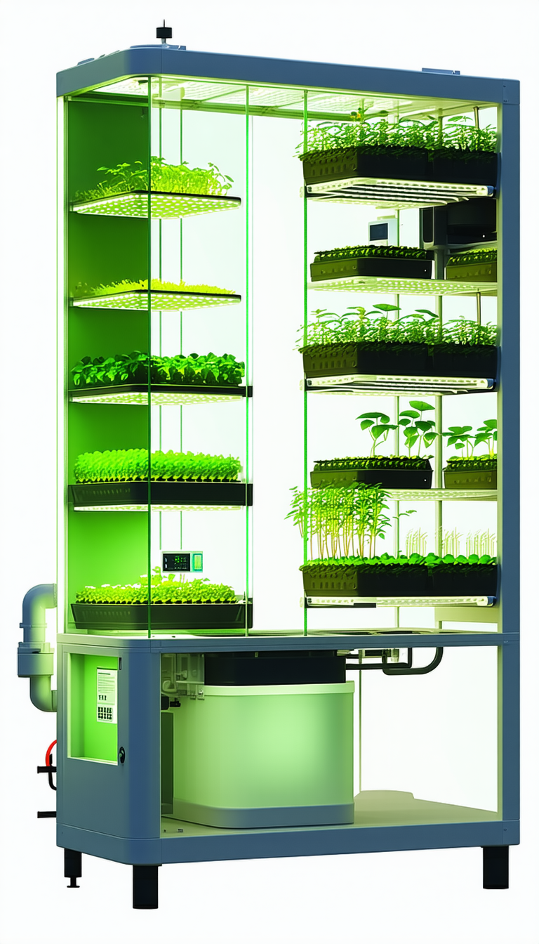 A Large Greenhouse Filled With Various Plants