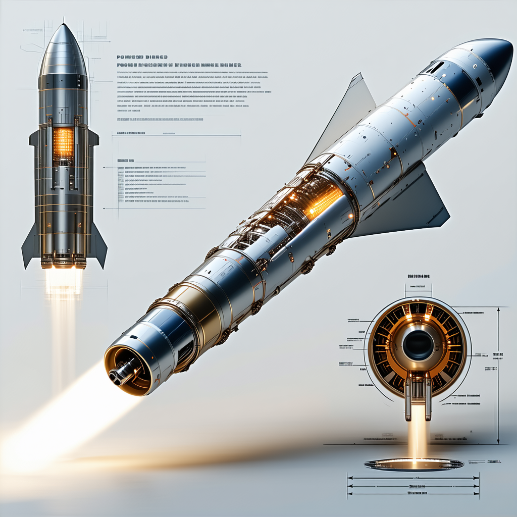 A Rocket Is Shown In A Diagram, With Its Various Components Labeled