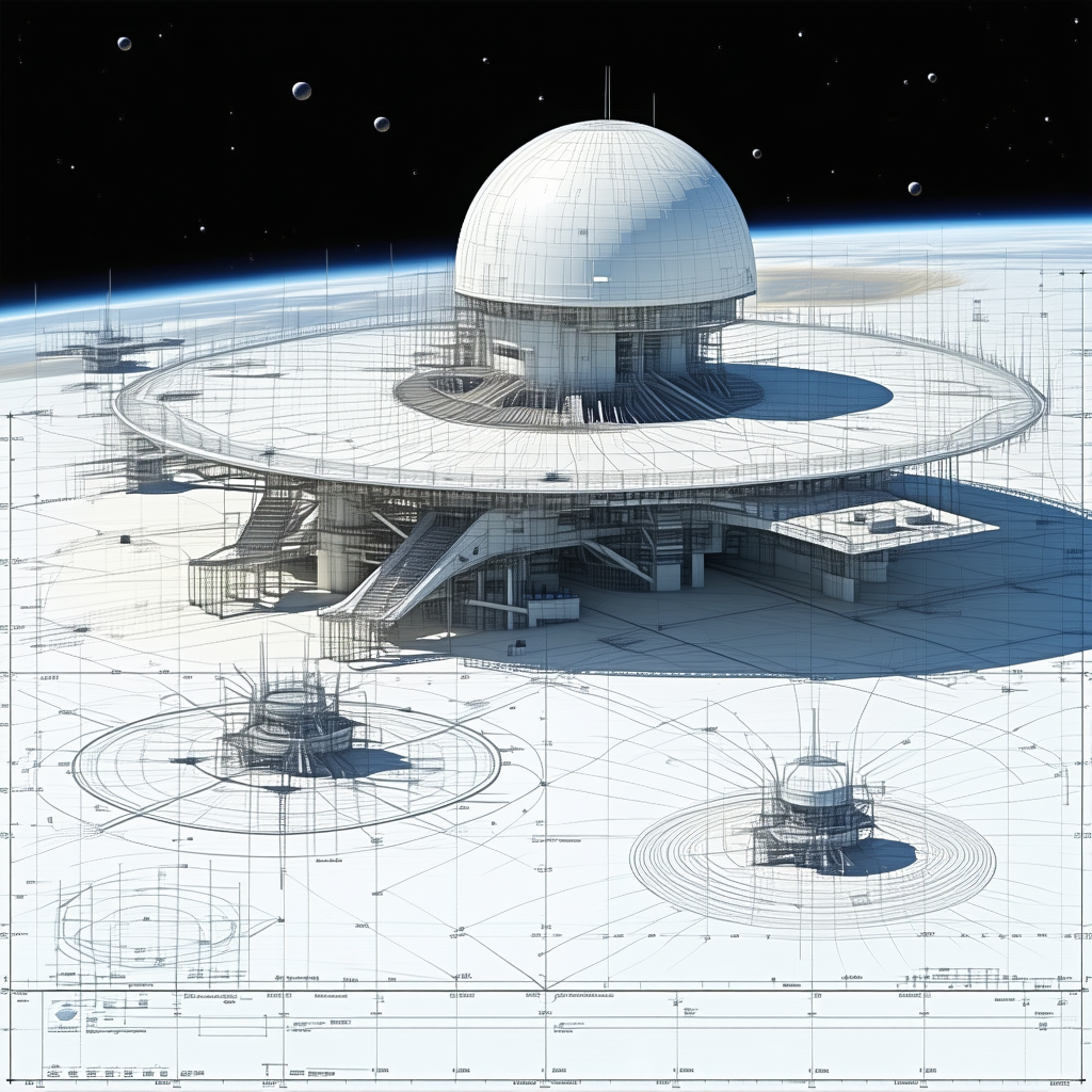image, there large white dome-shaped
