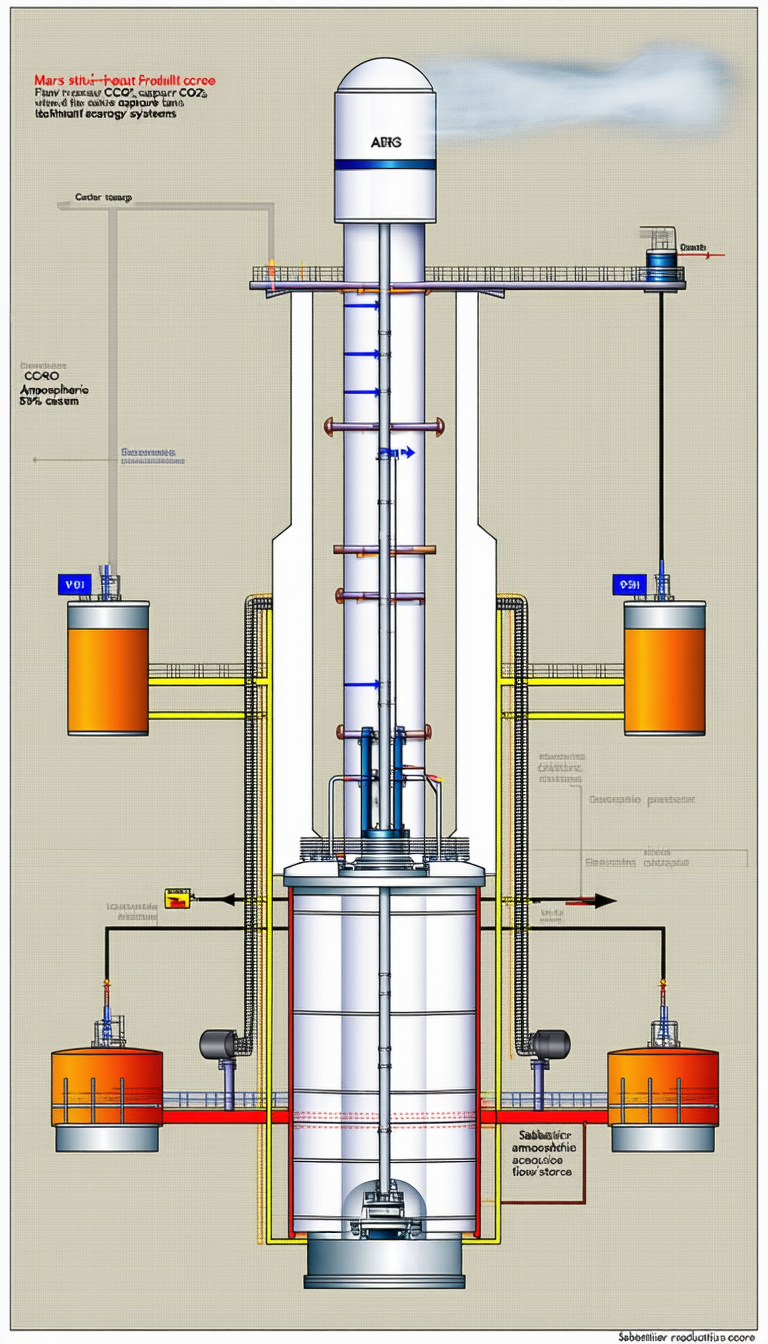 A Large White Cylinder Is Shown In A Drawing, With A Blue Line Running Through It