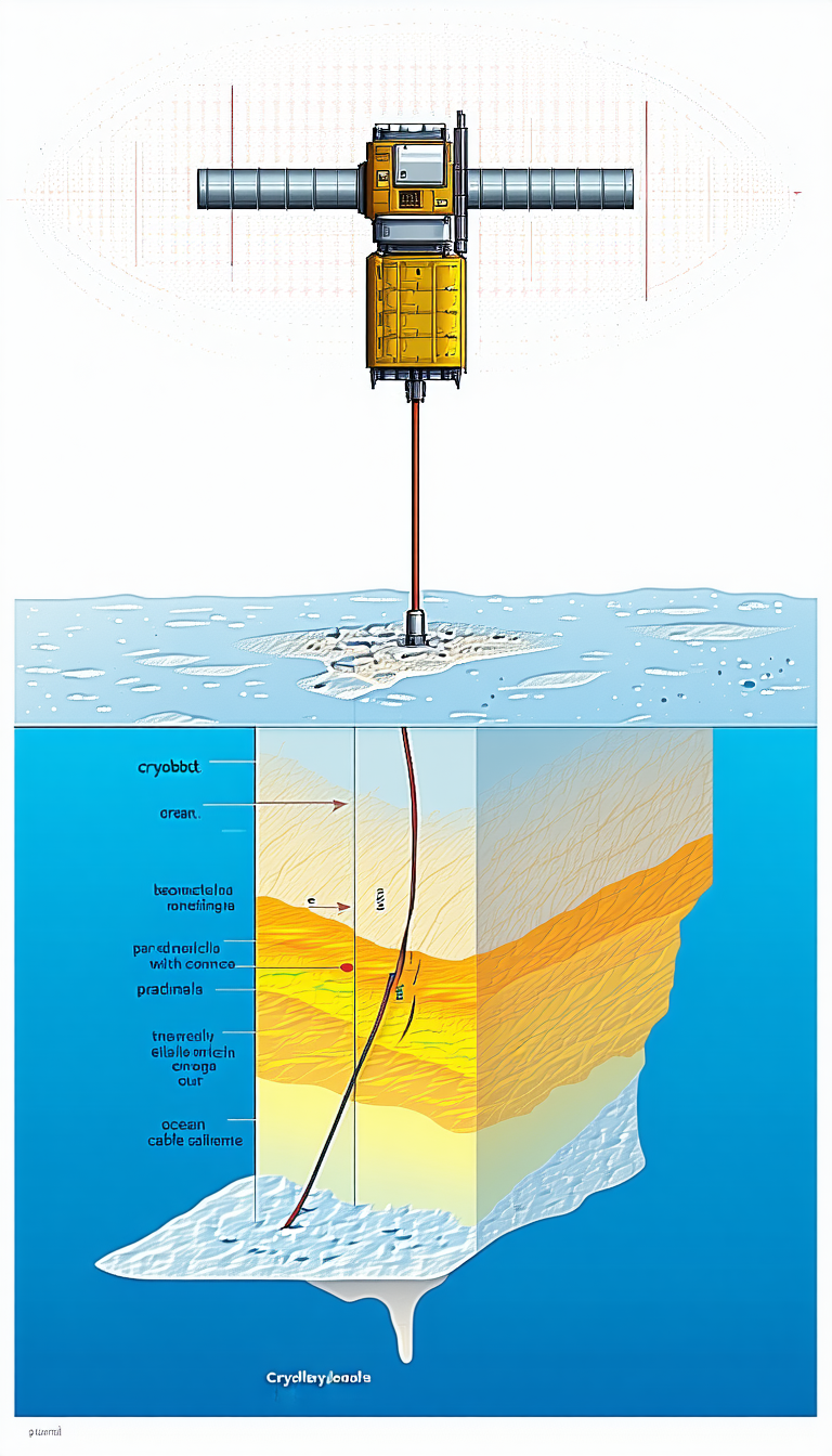 A Yellow And Black Drawing Of A Submarine Is Shown In The Image