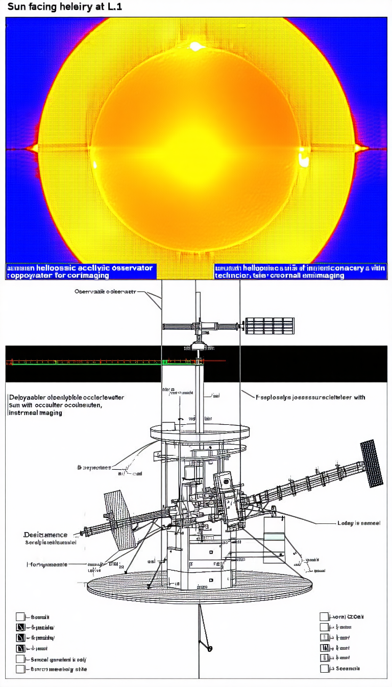 The Image Is A Diagram Of A Satellite Dish, Showing The Various Components And Their Functions
