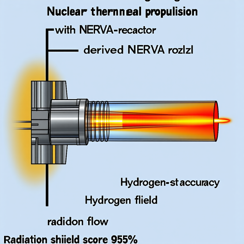 The Image Is A Diagram Showing The Process Of Nuclear Thermonuclear Propulsion