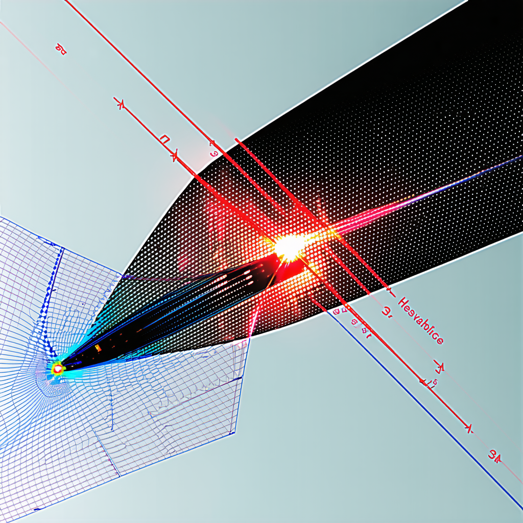 A Blue And Red Laser Pointer Is Shown In The Image
