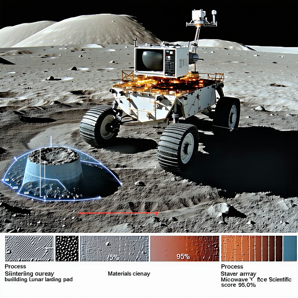 A White Robotic Vehicle, Possibly A Rover, Parked On A Rocky Surface