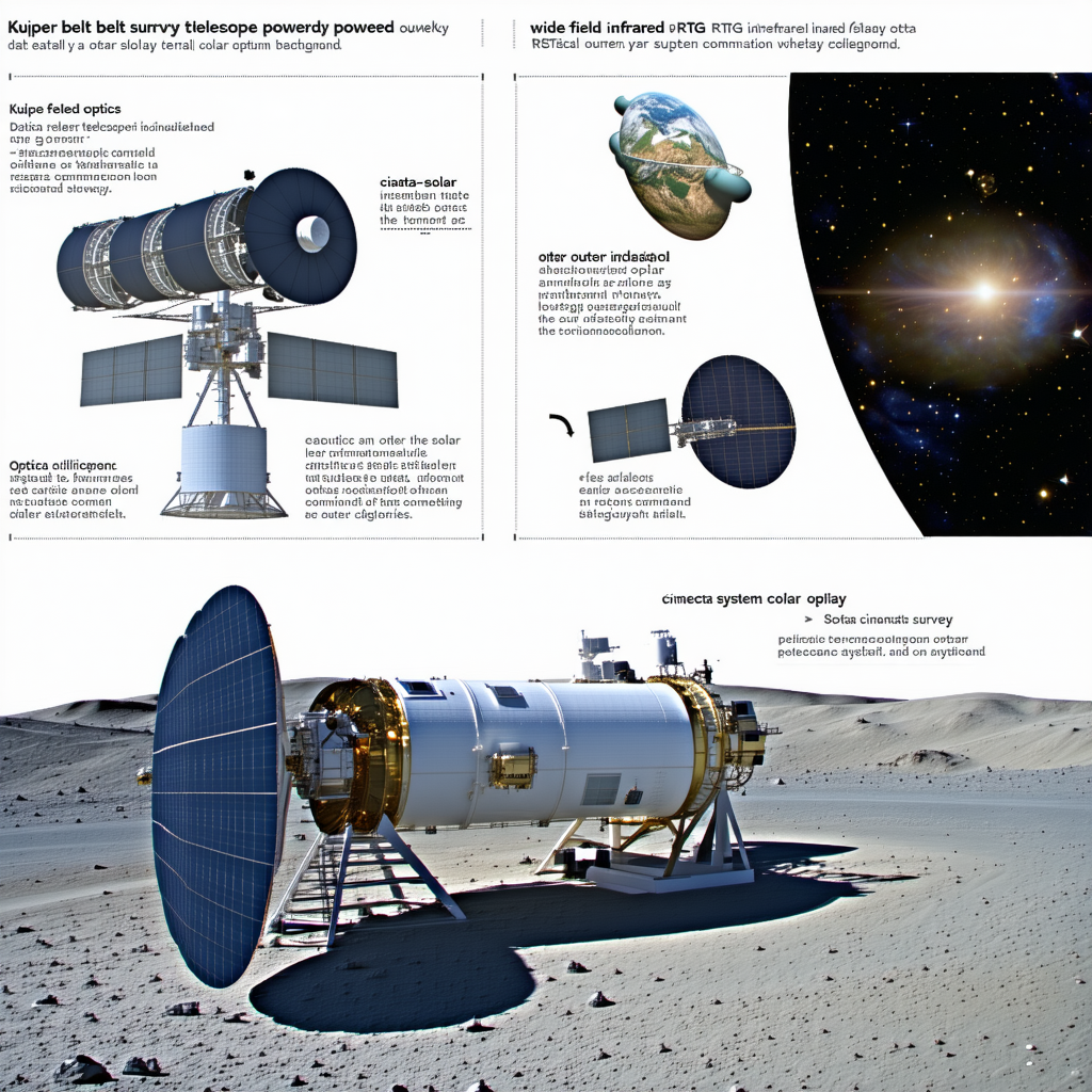 The Image Is A Poster That Shows A Spacecraft And Its Components