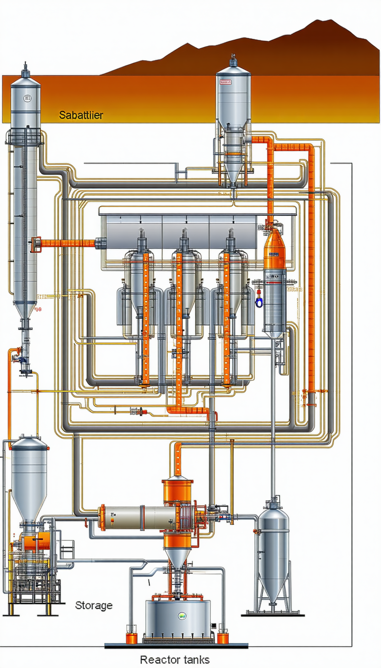 detailed drawing chemical plant