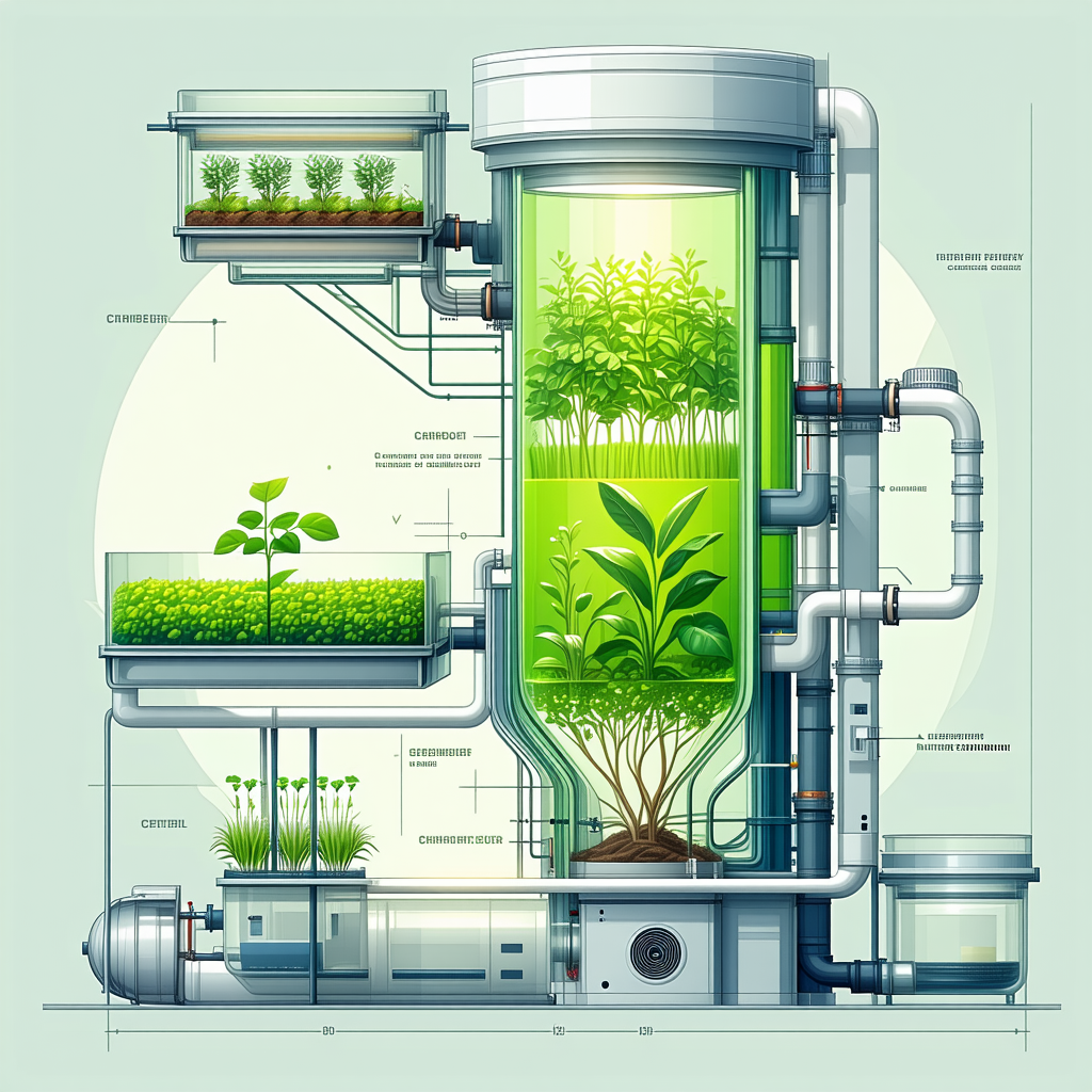 In The Image, There Is A Large, Futuristic Greenhouse With A Variety Of Plants Growing Inside