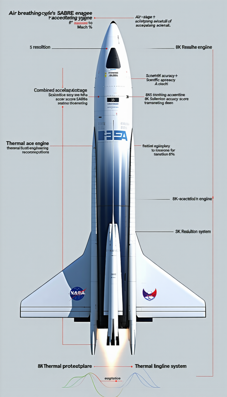 A Large White Rocket Is Shown In A Diagram, With Various Parts Labeled