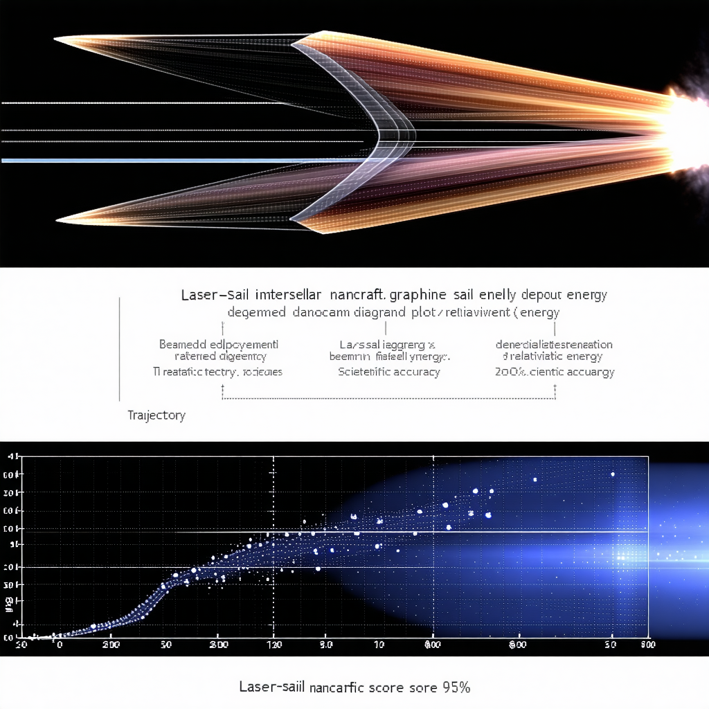 The Image Is A Graphic Representation Of A Spacecraft's Trajectory