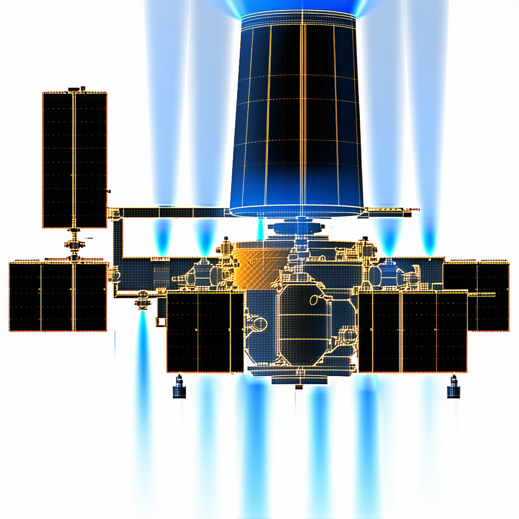 A Space Shuttle Is Shown In A Close-up View, With Its Various Components Clearly Visible