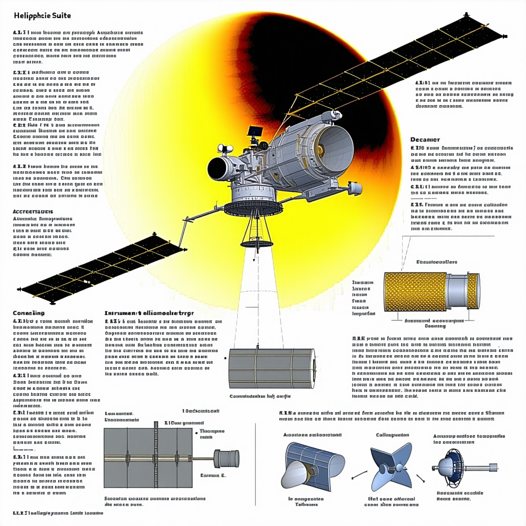 The Image Is A Diagram Of A Spacecraft, Showing Various Parts And Their Functions