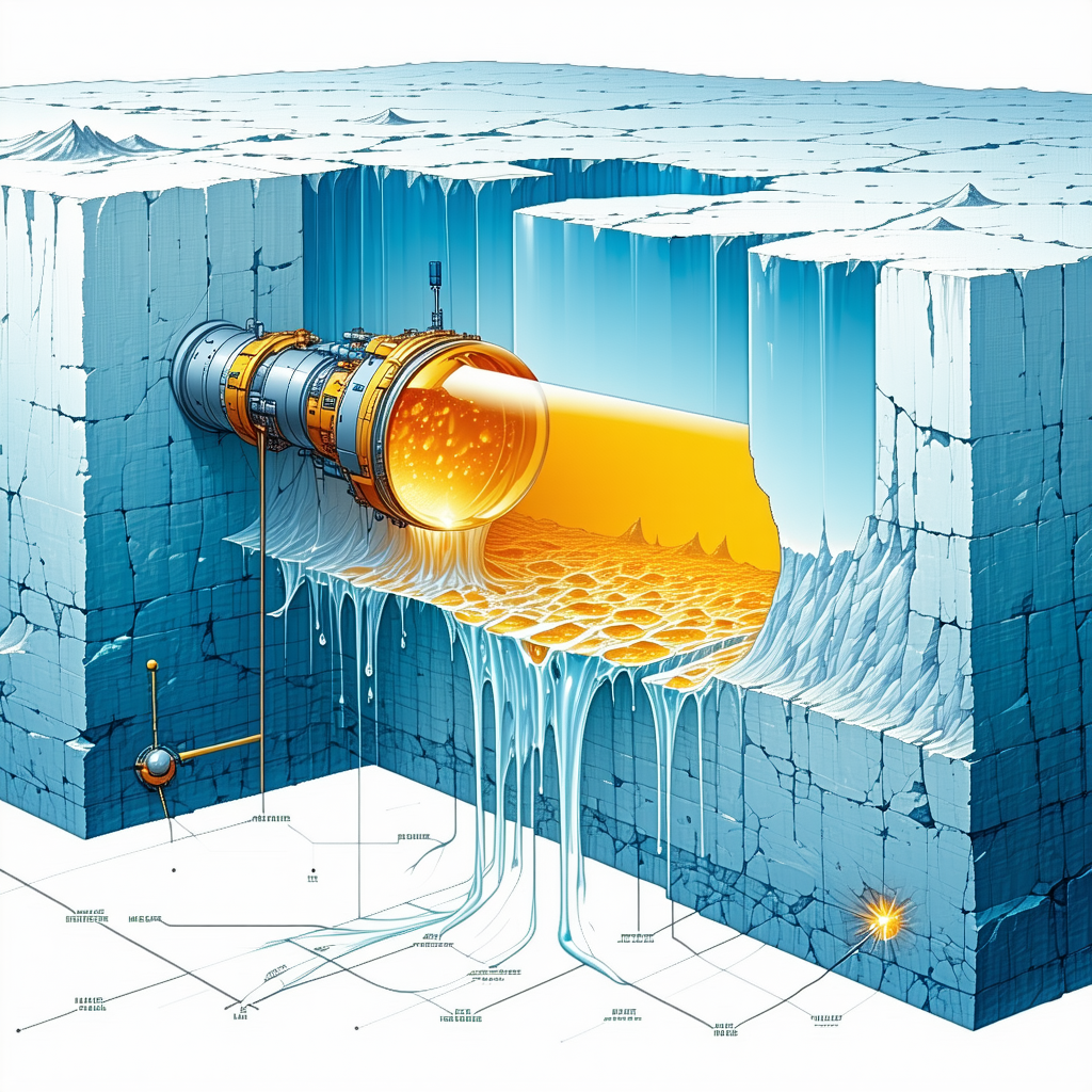 The Image Is A Detailed Illustration Of A Pipeline System