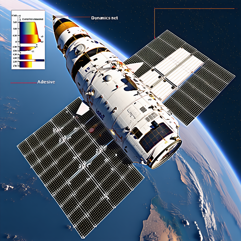 A Space Shuttle Is Shown In A Close-up View, With A Detailed Diagram Of Its Components