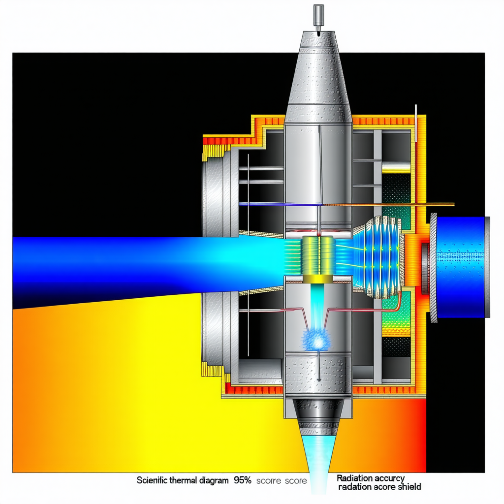 The Image Is A Scientific Diagram That Shows A Blue Beam Of Light Passing Through A Silver Object