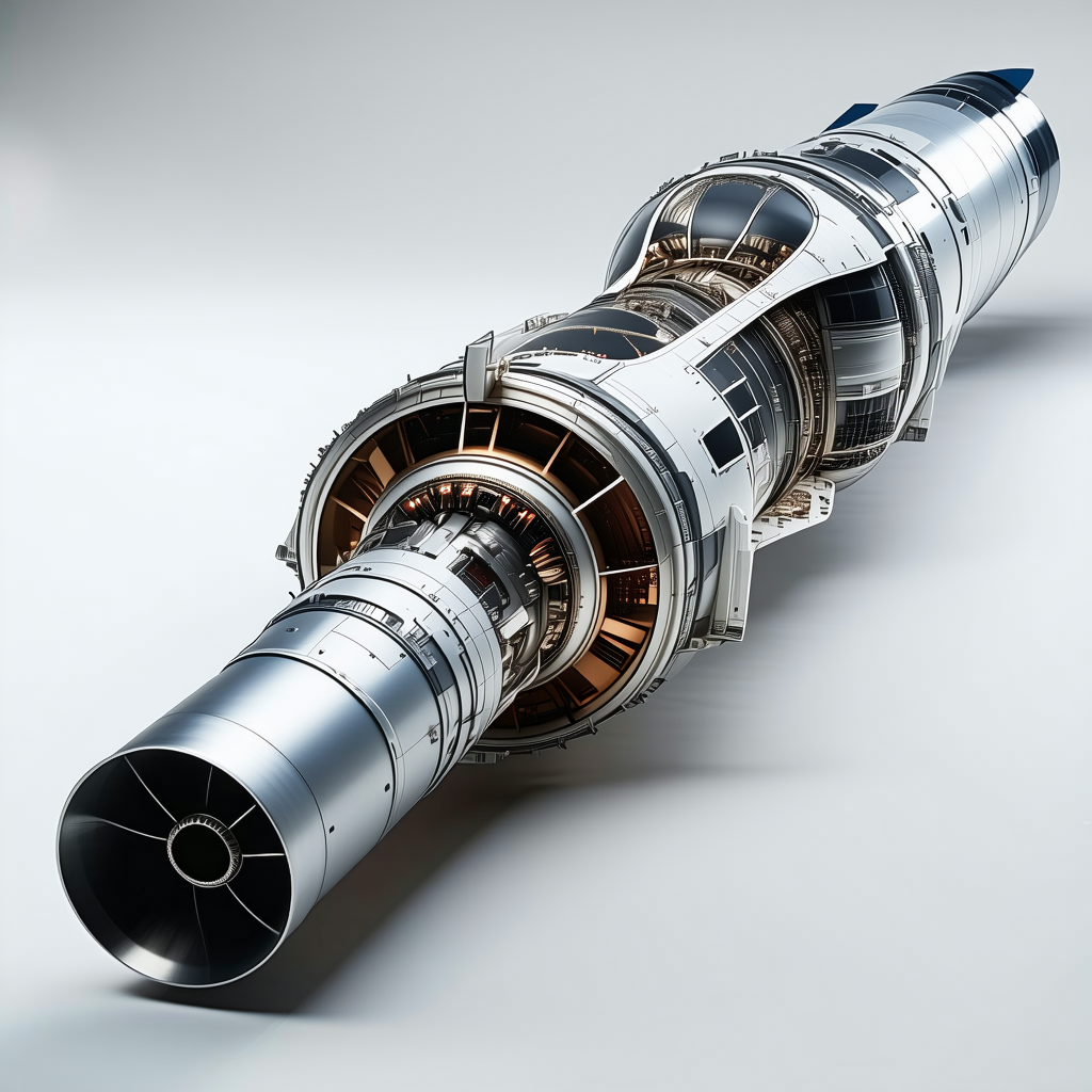 A Large Silver Cylinder Is Prominently Displayed In The Image
