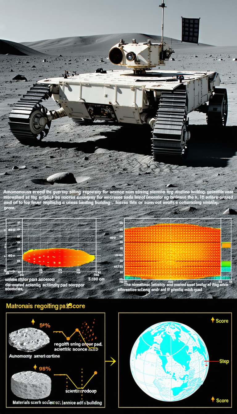 The Image Is A Graphic Representation Of A Rover Vehicle On The Moon