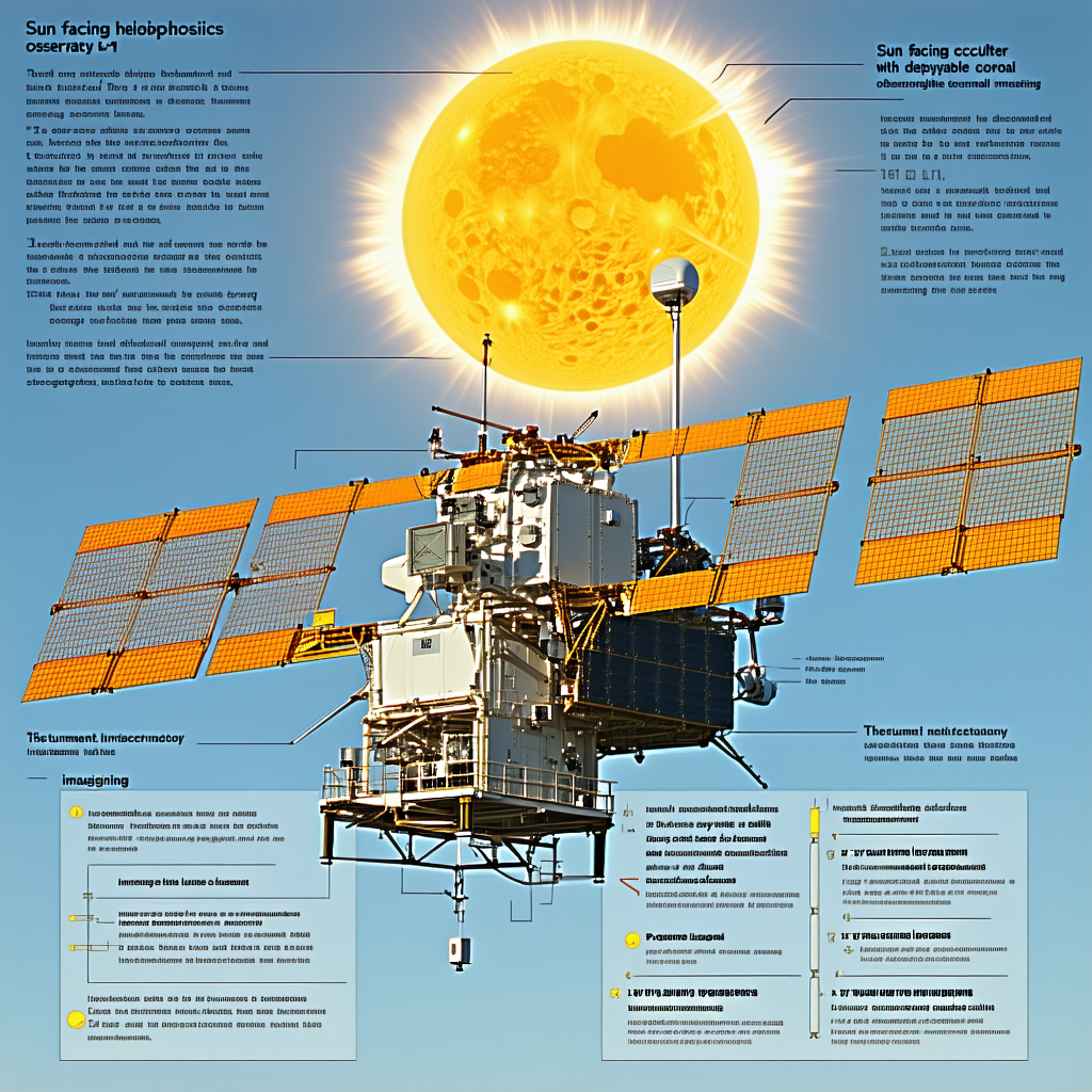 A Diagram Is Displayed On A Page, Showing The Different Parts Of A Satellite