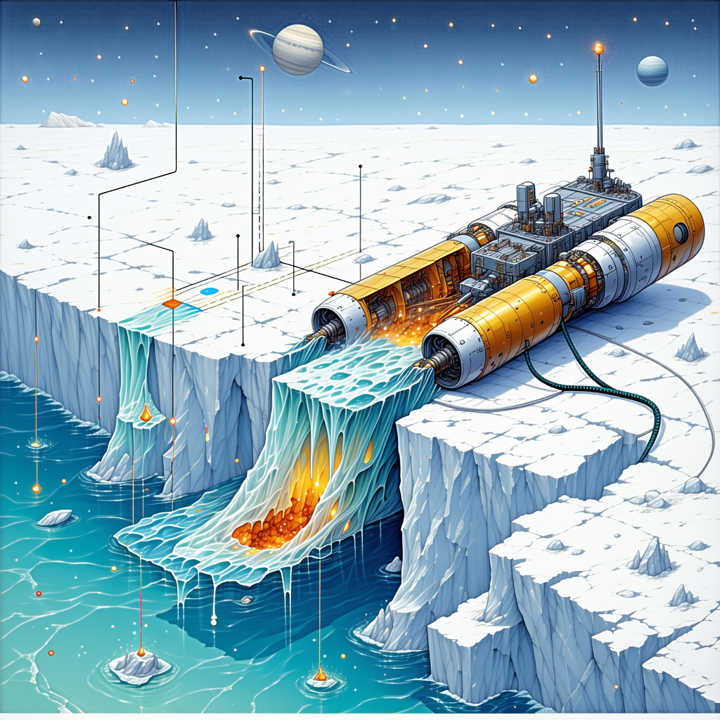 colorful detailed illustration spacecraft