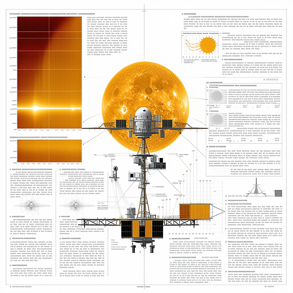 A Large, Detailed Illustration Of A Space Station Is Displayed In A Magazine