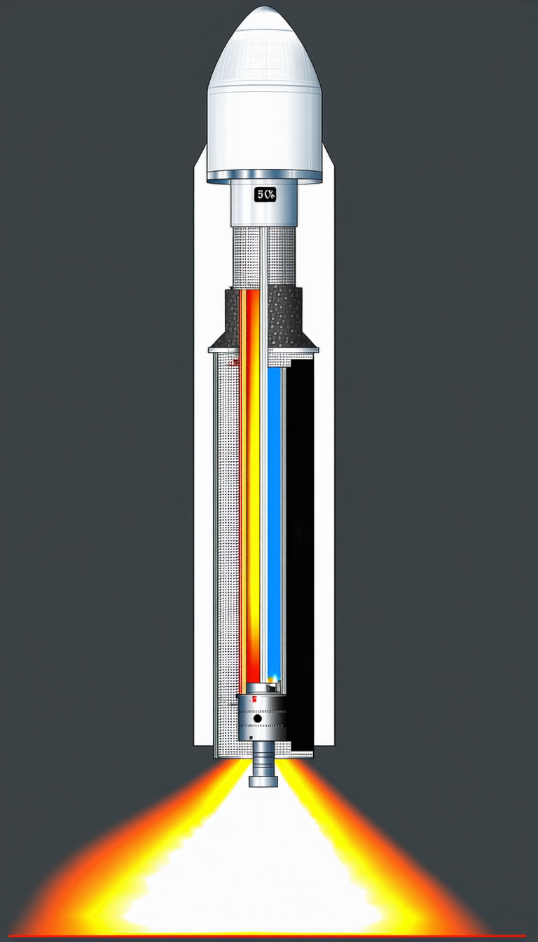 A Large, Colorful, And Tall Tower Is Shown In The Image