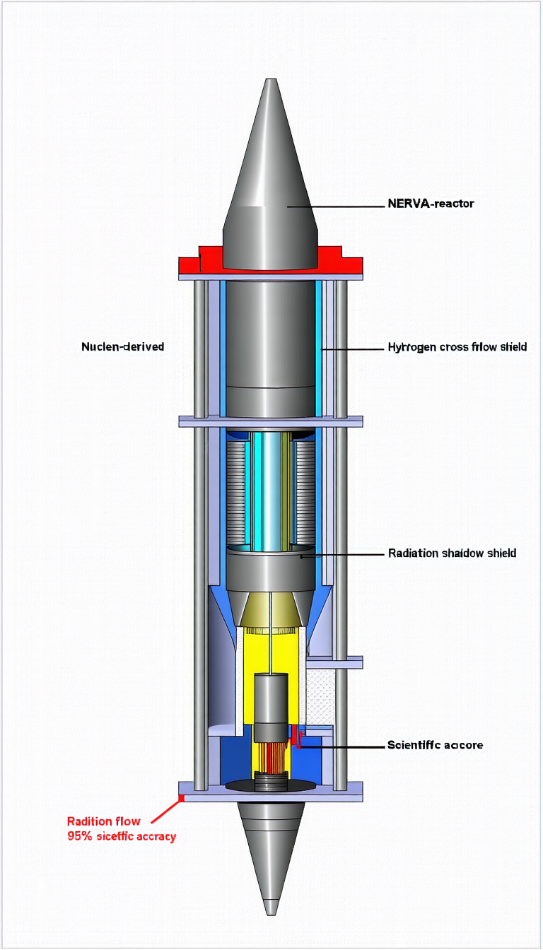 A Diagram Is Shown Of A Nuclear Reactor, With A Large Cylinder At The Center