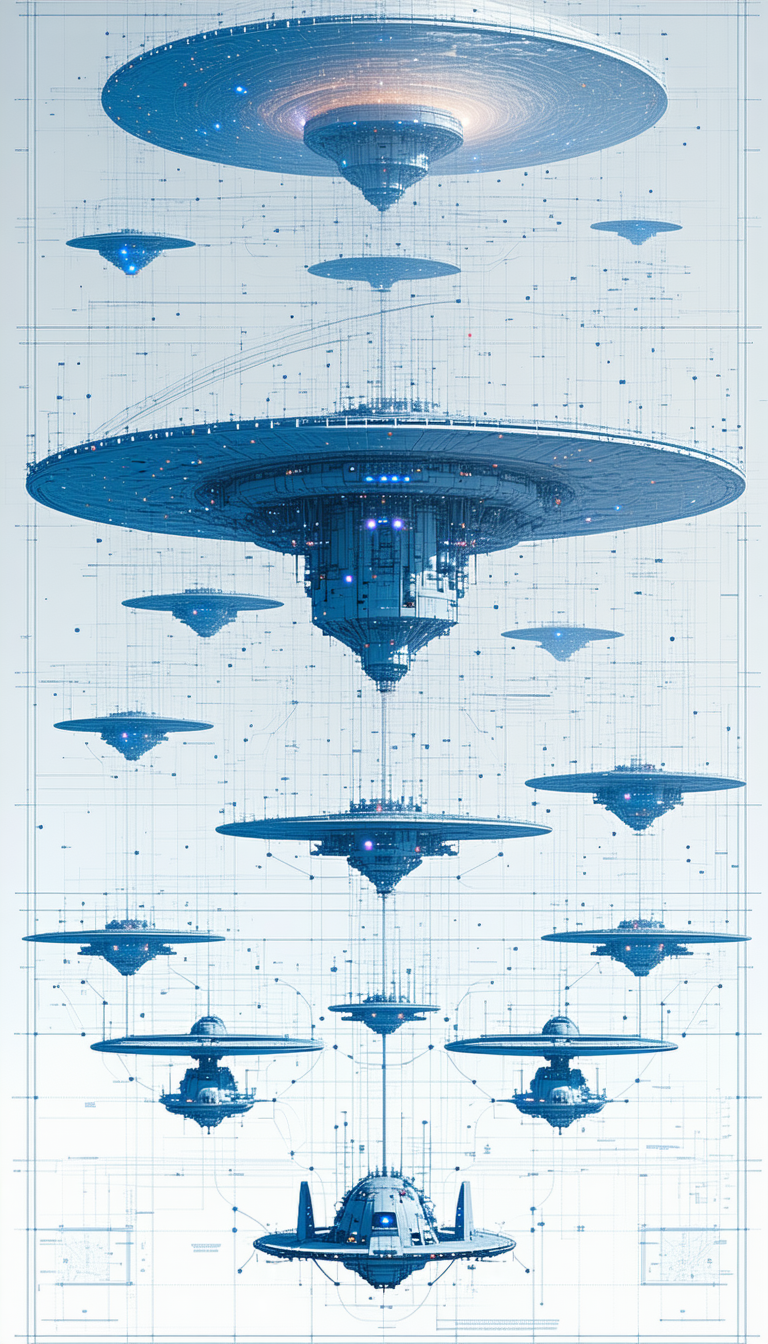 image, there large blue structure