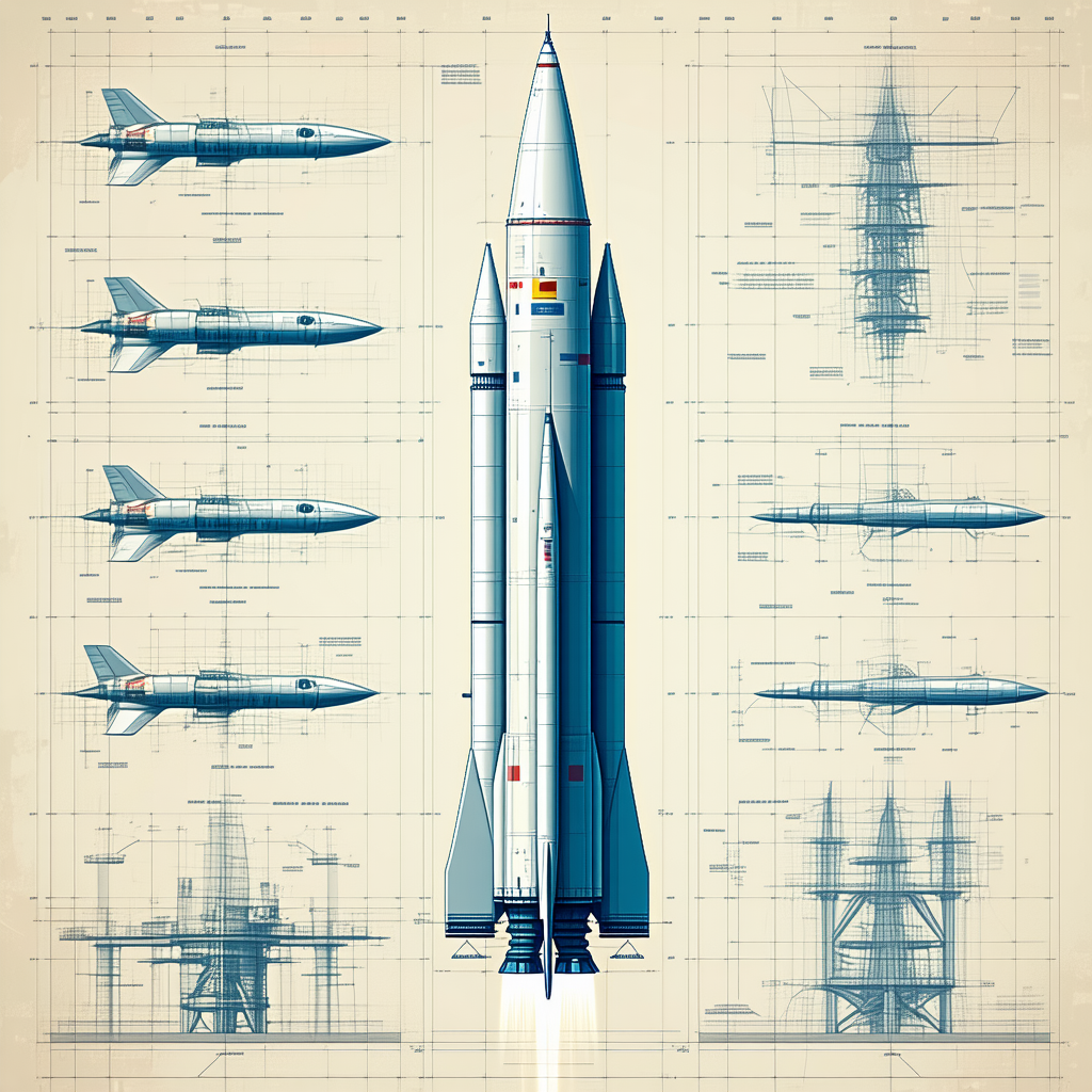 A Space Shuttle Is Shown In A Series Of Diagrams, Illustrating Its Various Components