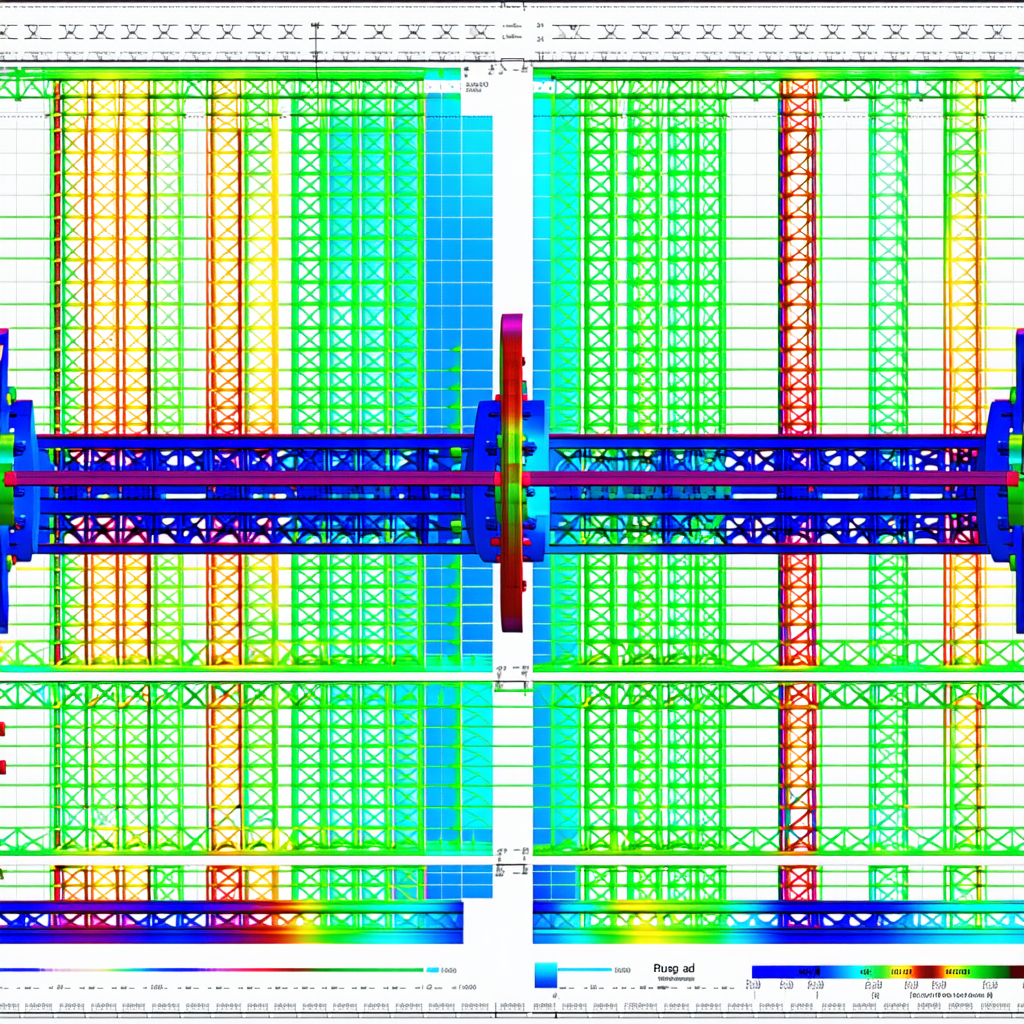 A Computer-generated Image Of A Bridge Is Displayed On A Computer Screen