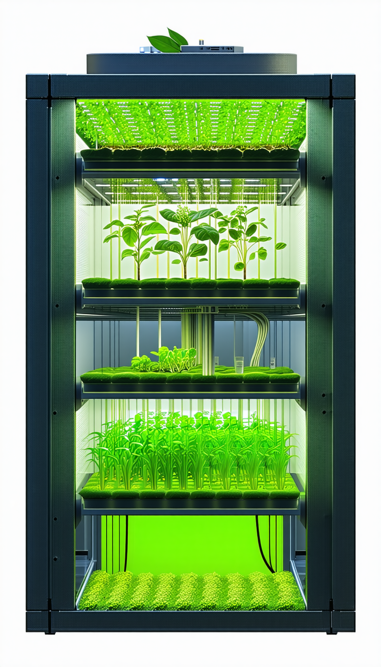 A Large Greenhouse Filled With Various Plants