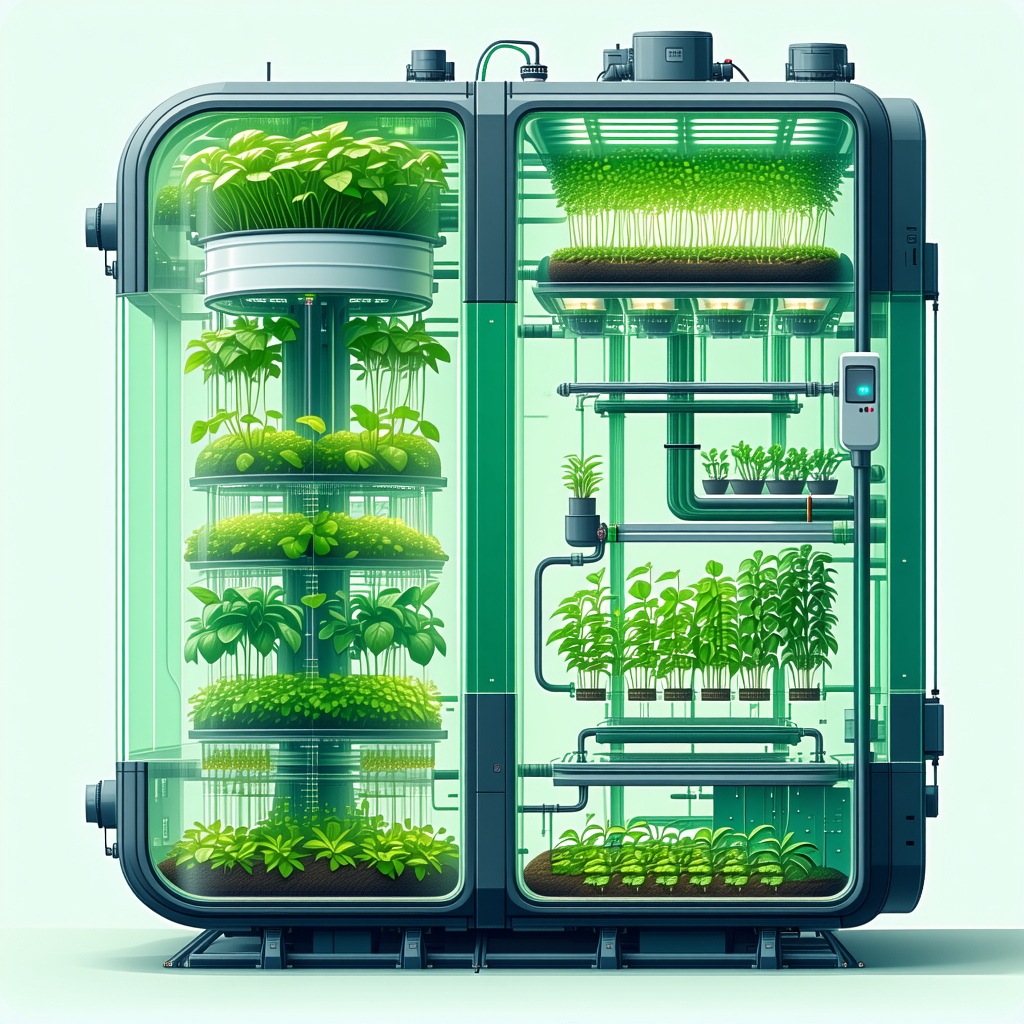 A Large, Multi-layered Greenhouse Filled With Various Plants