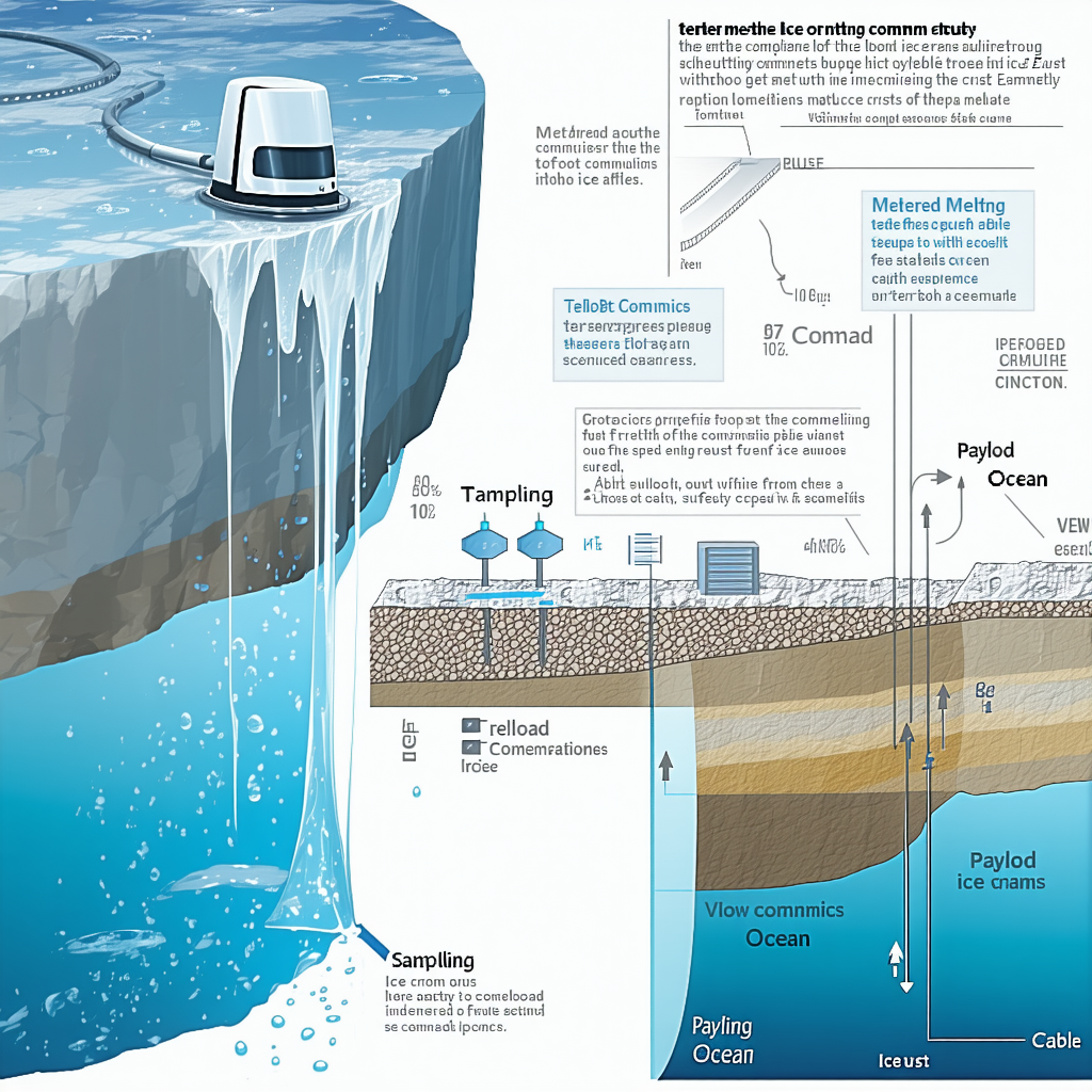 The Image Is A Diagram Showing The Process Of Melting Ice And The Formation Of Ice Cream