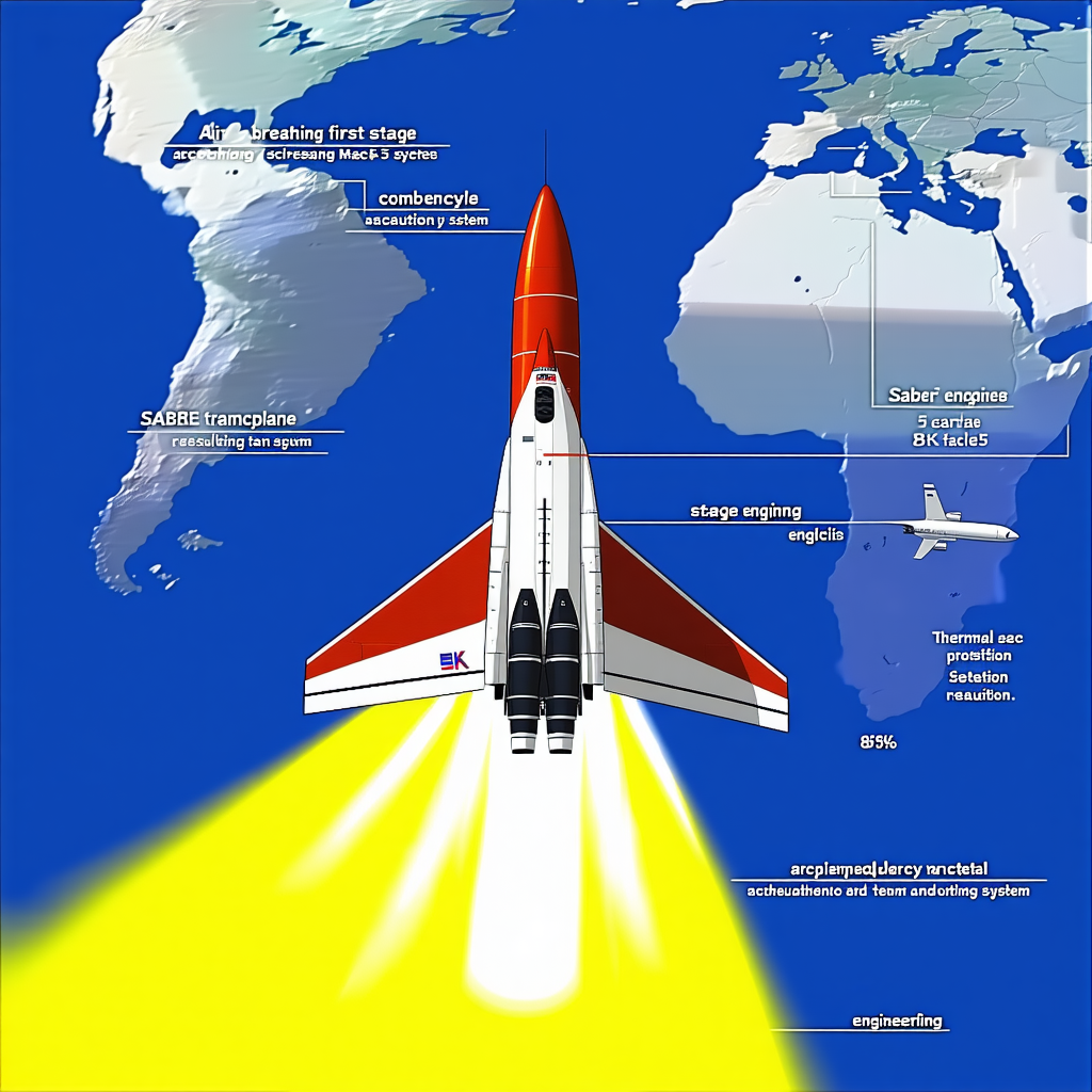 A Red And White Jet Is Shown In A Diagram, With The Jet's Engine And Its Various Components Labeled
