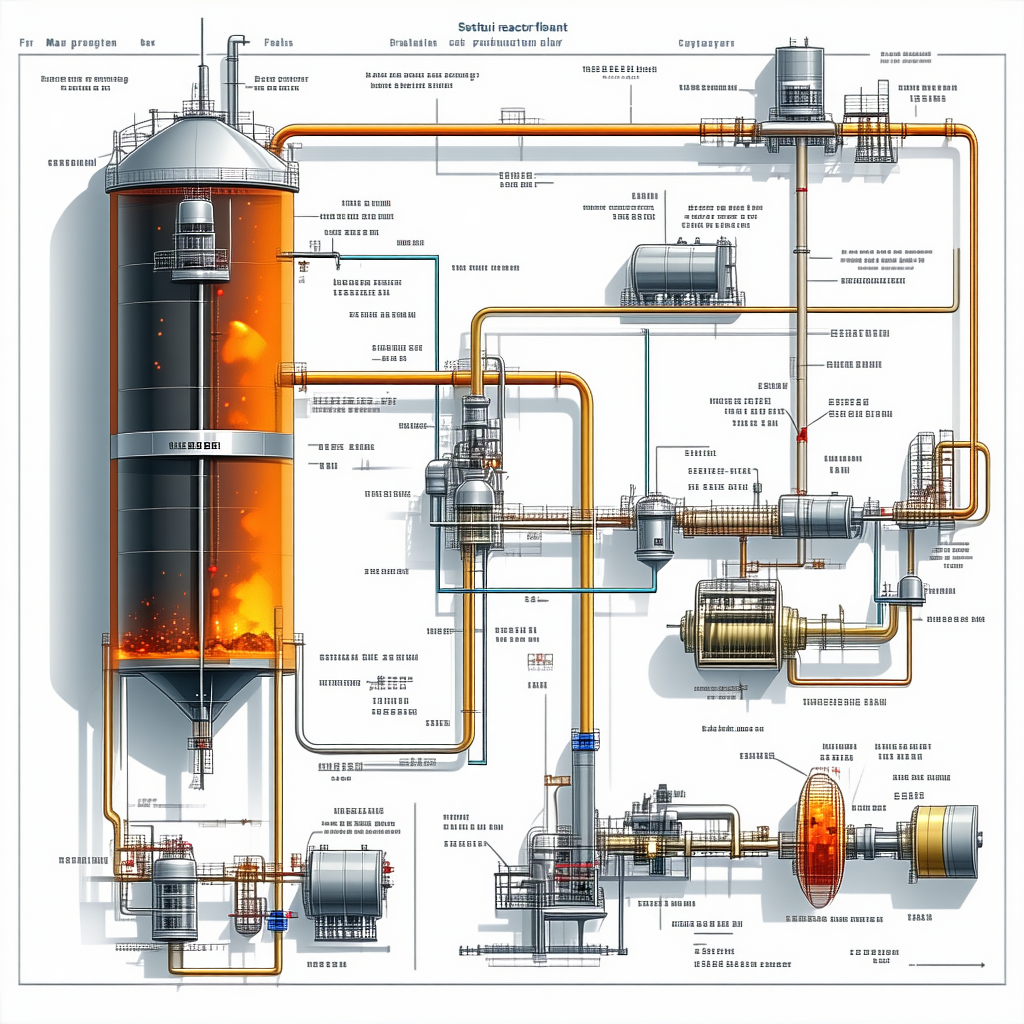 detailed drawing chemical plant
