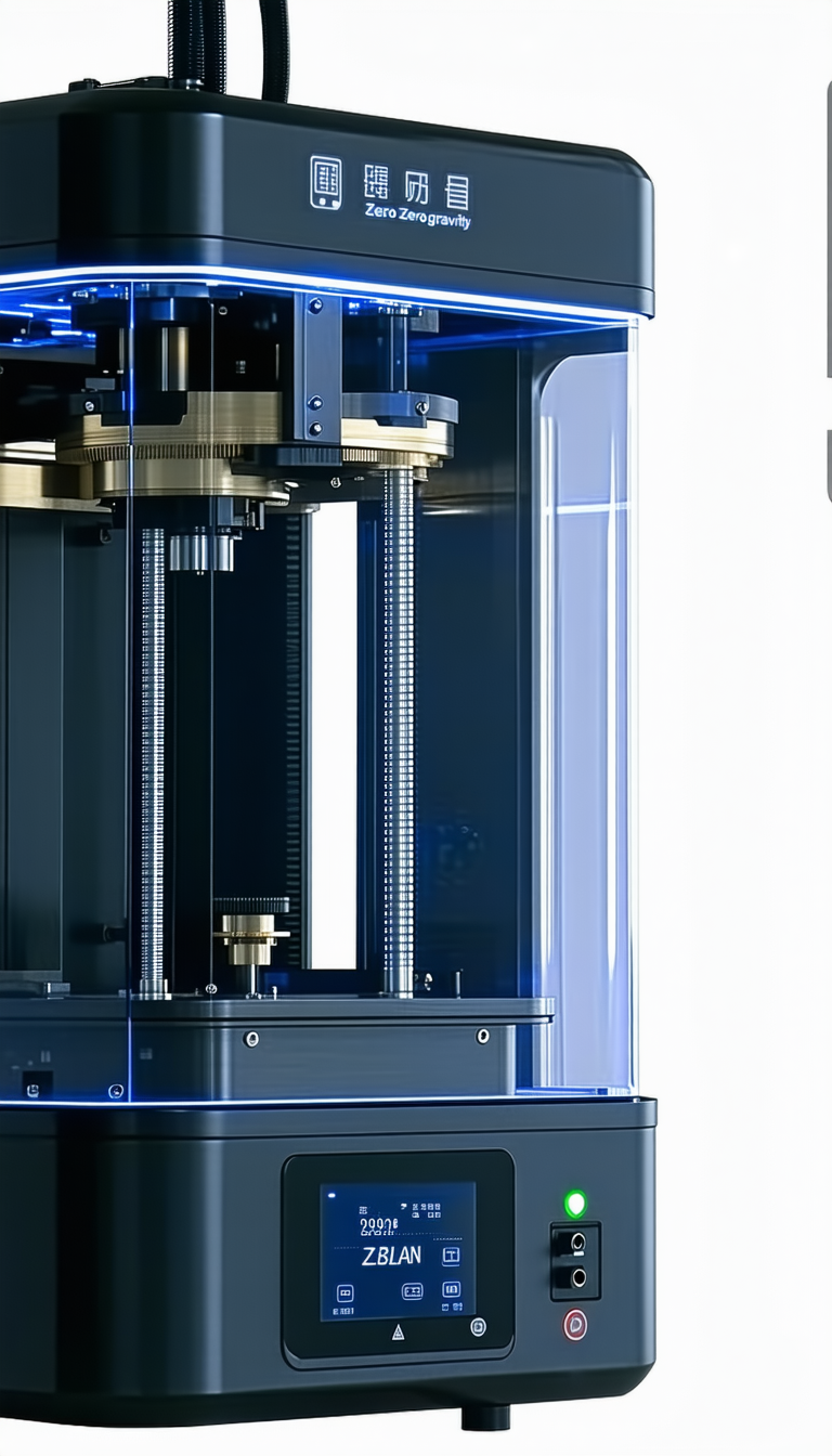 A Large Machine Is Shown In The Image, With A Blue And Black Color Scheme