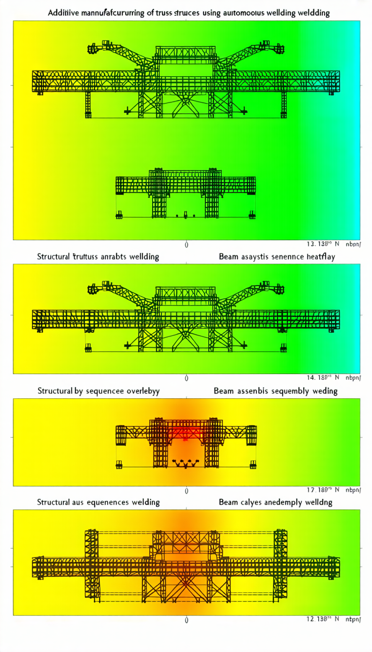 The Image Is A Series Of Diagrams Illustrating The Process Of Constructing A Large Building