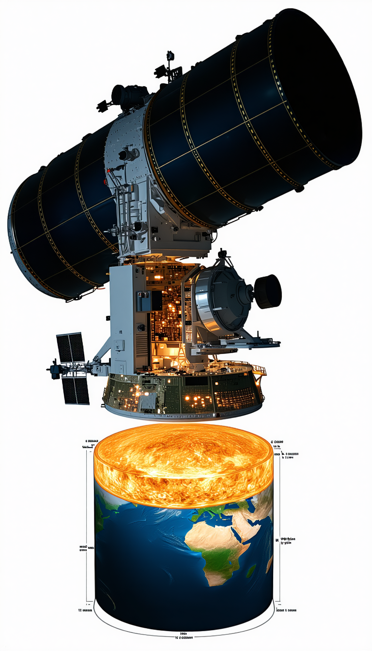 A Large Satellite Dish, Which Is Located On Top Of A Space Station