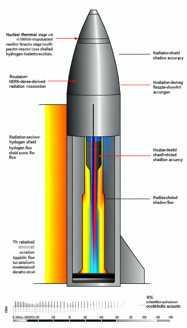 The Image Is A Diagram Of A Rocket Engine, Showing The Various Components And Their Functions
